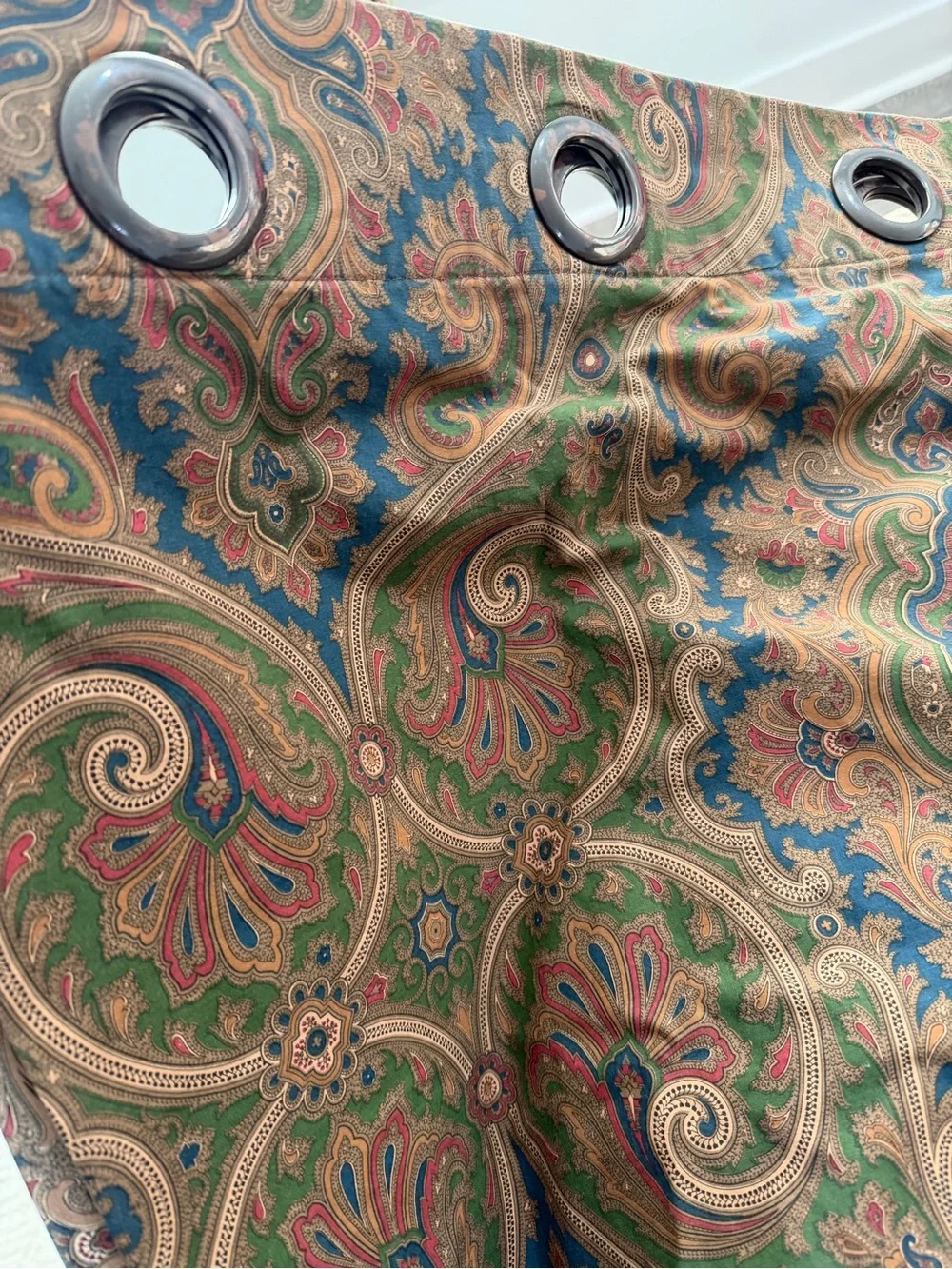 Vtg Ralph Lauren Brianna Paisley Full/Queen Comforter 2 Pillowcases & 2 Drapery